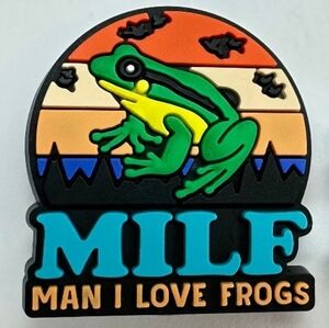 NEW MILF Frog Charm for CROCS